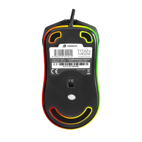GAMEBOOSTER M626 TİTAN RGB AYDINLATMALI PROFESYONEL OYUNCU MOUSE