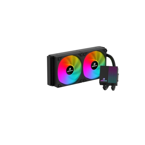 GAMEBOOSTER PRIME P240B RAİNBOW FANLI LGA1700/AM5 UYUMLU 240MM CPU SIVI SOĞUTMA SİSTEMİ (SİYAH)