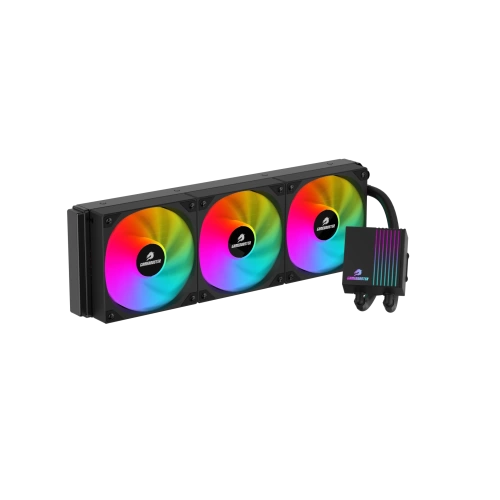 GAMEBOOSTER PRIME P360B RAİNBOW FANLI LGA1700/AM5 UYUMLU 360MM CPU SIVI SOĞUTMA SİSTEMİ (SİYAH)