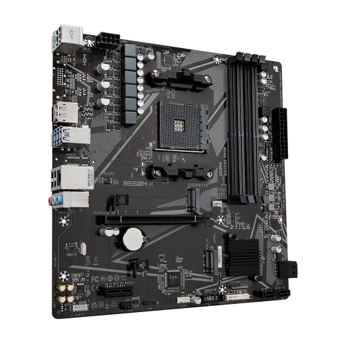 GIGABYTE B550M K DDR4 4733MHz(OC) HDMI M.2 DP mATX