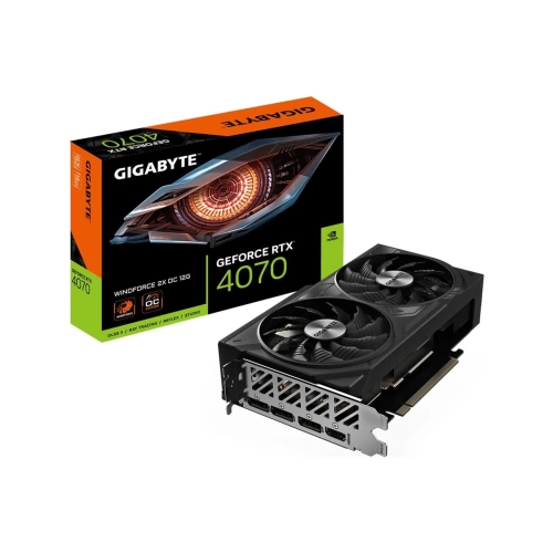 Gigabyte Geforce Rtx 4070 Wındforce 2x Fan Oc 12GB 192 Bit Wındforce Fan
