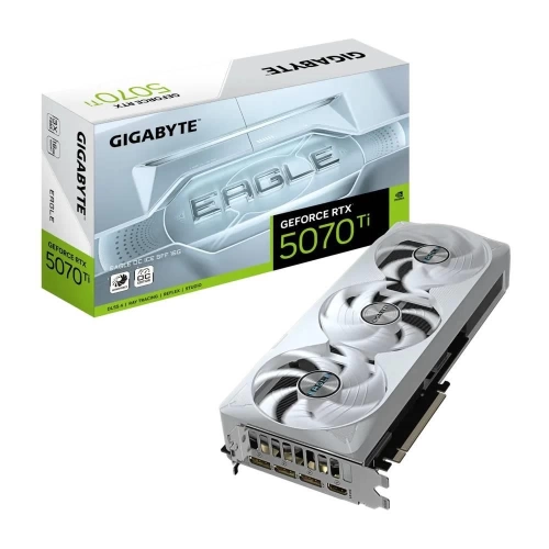 GIGABYTE RTX 5070Tİ EAGLE OC ICE 16GB GDDR7 256 BİT RGB LED NVİDİA EKRAN KARTI