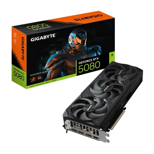 GIGABYTE RTX 5080 WINDFORCE OC 16GB GDDR7 256 BİT NVİDİA EKRAN KARTI