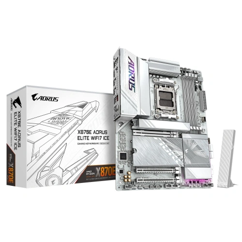 GIGABYTE X870E AORUS ELITE WIFI7 ICE DDR5 M.2 HDMI DP ATX AM5
