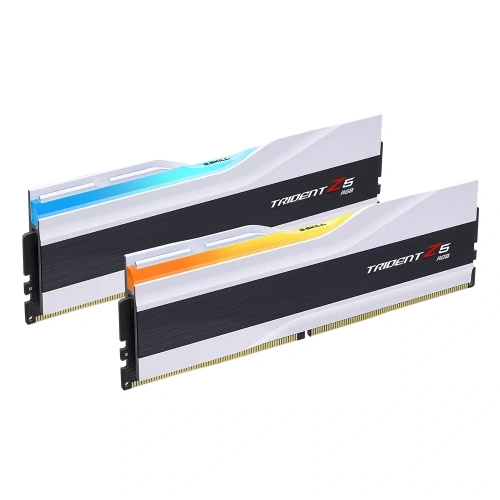 GSKILL Trident Z5 RGB Beyaz DDR5-6000Mhz CL30 64GB (2x32GB) DUAL (30-40-40-96) 1.4V