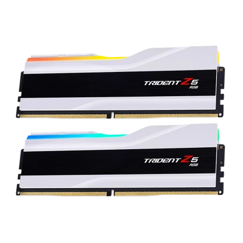 GSKILL Trident Z5 RGB Beyaz DDR5-6000Mhz CL36 32GB (2x16GB) DUAL (36-36-36-96) 1.35V