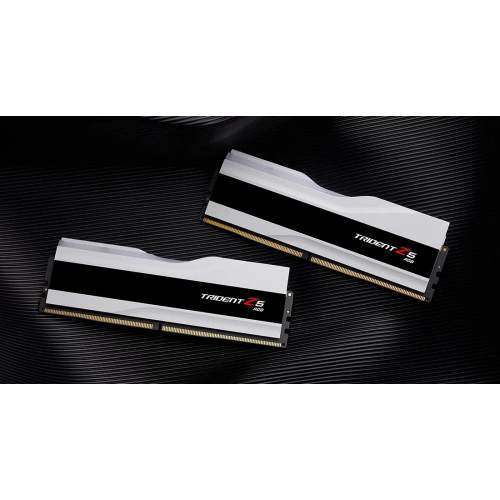 GSKILL Trident Z5 RGB Beyaz DDR5-6400Mhz CL32 32GB (2x16GB) DUAL (32-39-39-102) 1.4V