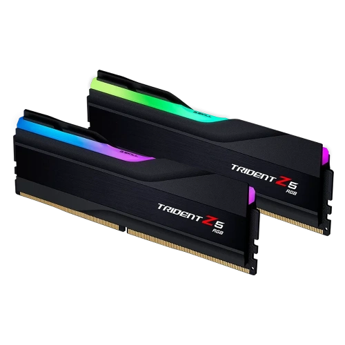 GSKILL Trident Z5 RGB Siyah DDR5-6000Mhz CL34 128GB (2x64GB) DUAL (34-44-44-96) 1.35V XMP3.0
