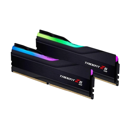 GSKILL Trident Z5 RGB Siyah DDR5-7600Mhz CL36 32GB (2x16GB) DUAL (36-46-46-121) 1.4V