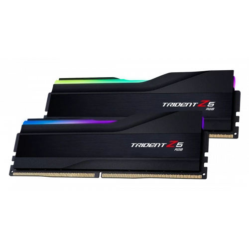 GSKILL Trident Z5 RGB Siyah DDR5-7600Mhz CL38 48GB (2x24GB) DUAL (38-48-48-121) 1.35V