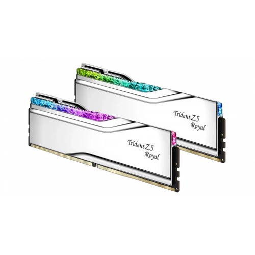 GSKILL Trident Z5 Royal Silver RGB DDR5-8400Mhz CL40 48GB (2x24GB) DUAL (40-52-52-134) 1.40V