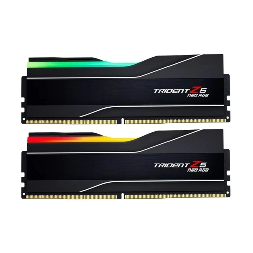 GSKILL TZ5 NEO RGB SİYAH DDR5-6000MHZ CL28 32GB (2X16GB) DUAL (28-36-36-96) 1.40V AMD EXPO TEKNOLOJ