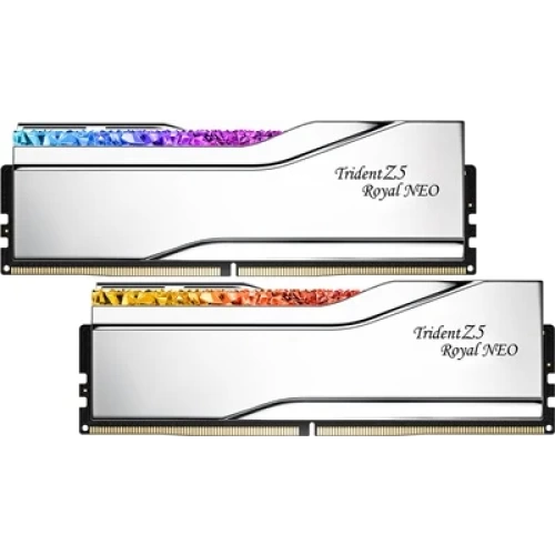 GSKILL TZ5 ROYAL SİLVER RGB DDR5-6000MHZ CL28 32GB (2X16GB) DUAL (28-36-36-96) 1.40V