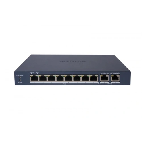 HIKVISION DS-3E1310P-EI/M 8XFE+2GE 60W POE SWITCH