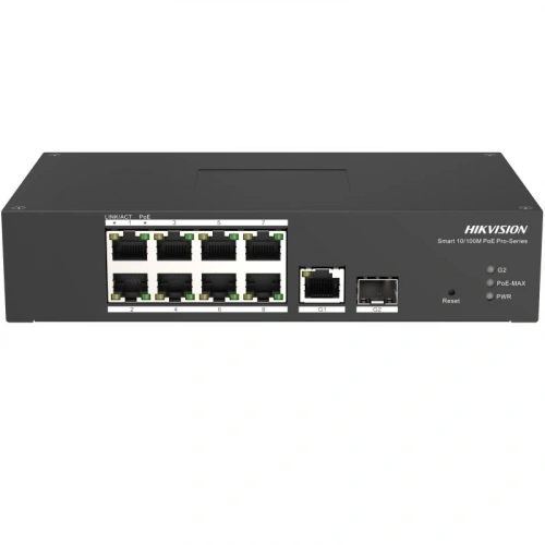 HIKVISION DS-3T1310P-SI/HS 8XFE+1XGE RJ45 MEGABİT 110W POE SWİTCH
