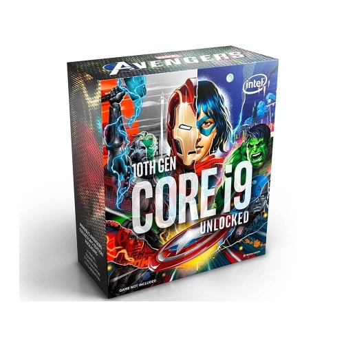 INTEL i9 10850K 3.60GHz 20M FCLGA1200 CPU İŞLEMCİ BOX AVENGERS TASARIMLI FANSIZ