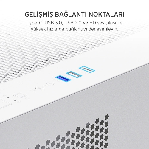 JAMES DONKEY STARK S700 650W BEYAZ GAMING KASA