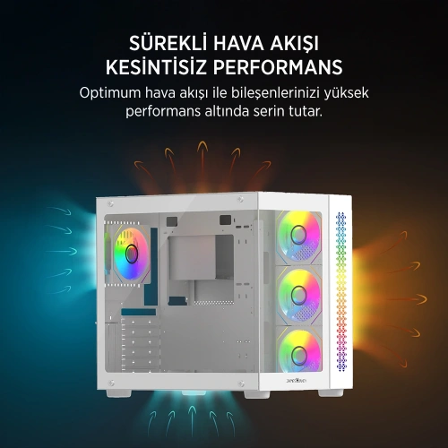 JAMES DONKEY STARK S800 4X ARGB WHITE KASA 750W