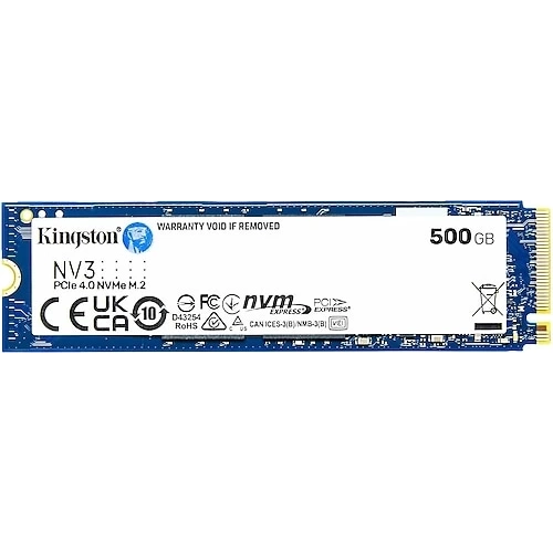 Kingston NV3 500GB SSD PCIe 4.0 m.2 NVMe SNV3S/500G