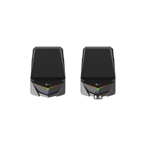 LECOO DS104 KABLOLU USB + 3.5MM JACK 6W RGB AYDINLATMALI MASAÜSTÜ HOPARLÖR SİYAH