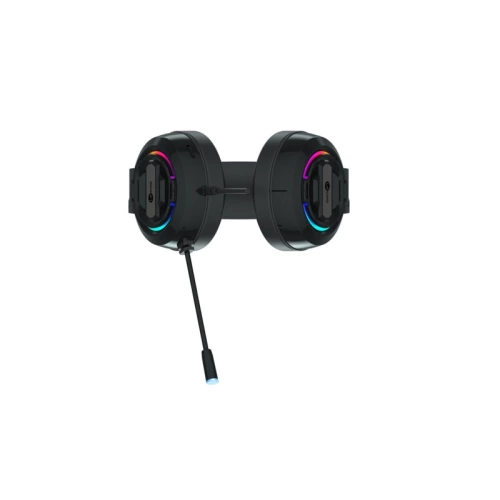 LECOO HT401 KABLOLU 3.5MM JACK + USB KULAK ÜSTÜ RGB LED AYDINLATMALI GAMİNG KULAKLIK SİYAH
