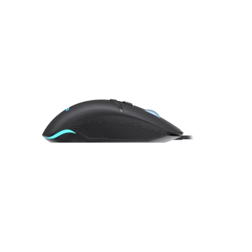 LECOO MG1101 KABLOLU RGB LED AYDINLATMALI 6400DPI 8 TUŞLU GAMİNG OPTİK MOUSE SİYAH
