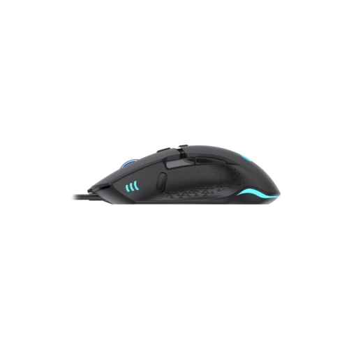 LECOO MG1101 KABLOLU RGB LED AYDINLATMALI 6400DPI 8 TUŞLU GAMİNG OPTİK MOUSE SİYAH