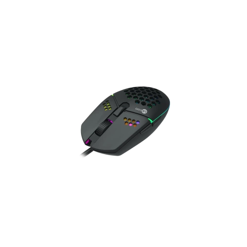 LECOO MS105 KABLOLU RGB LED AYDINLATMALI 3200DPI 6 TUŞLU OYUNCU MOUSE SİYAH