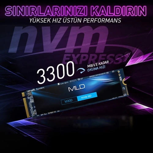 MLD M300 1TB NVME 2280 GEN3X4 SSD R:3300/ W: 3100 MB