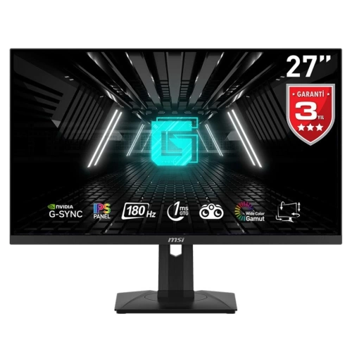 MSI 27 G274PF 1920x1080 (FHD) 16:9 FLAT RAPID IPS 180HZ 1MS G-SYNC COMPATIBLE PIVOT GAMING MONITOR