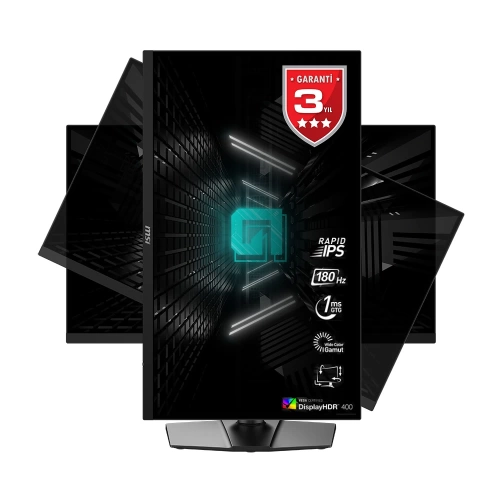 MSI 27 G274QPF E2 2560x1440 (WQHD) 16:9 FLAT RAPID IPS 180HZ 1MS FREESYNC PIVOT GAMING MONITOR