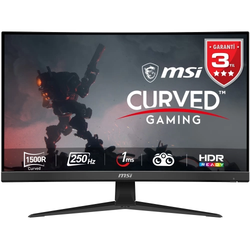 MSI 27 G27C4X 1920x1080 (FHD) 16:9 CURVE 1500R VA 250HZ 1MS FREESYNC PREMIUM GAMING MONITOR