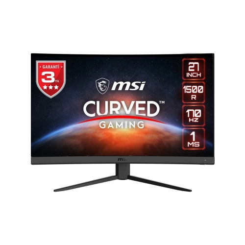 MSI 27 G27CQ4 E2 2560x1440 (WQHD) 16:9 CURVE 1500R VA 170HZ 1MS ADAPTIVE-SYNC GAMING MONITOR
