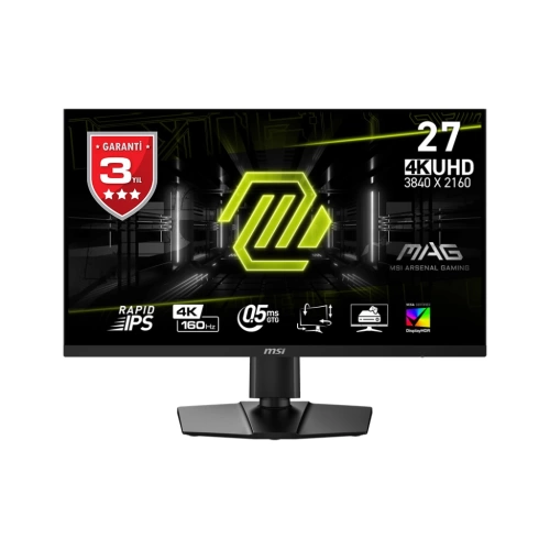 MSI 27 MAG 274UPF E2 3840x2160 (UHD) 16:9 FLAT RAPID IPS 160HZ 0.5MS G-SYNC ADJUSTABLE PIVOT GAMING MONITOR