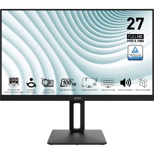 MSI 27 PRO MP271AP 1920x1080 (FHD) 16:9 FLAT IPS 100HZ 1MS ADAPTIVE-SYNC MONITOR