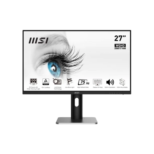 MSI 27 PRO MP273QP 2560x1440 (WQHD) 16:9 FLAT IPS 75HZ 1MS FREESYNC PIVOT MONITOR