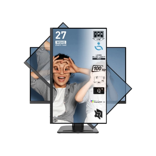 MSI 27 PRO MP273QP E2 2560x1440 (WQHD) 16:9 FLAT IPS 100HZ 1MS FREESYNC PIVOT MONITOR