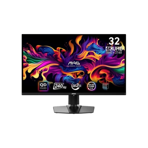 MSI 31.5 MAG 321UPX QD-OLED 3840x2160 (UHD) 16:9 FLAT 240HZ 0.03MS FREESYNC GAMING MONITOR