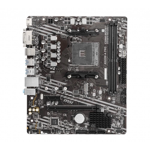 Msi A520M-A PRO AMD A520 Soket AM4 DDR4 4600(OC)MHz mATX Gaming Anakart