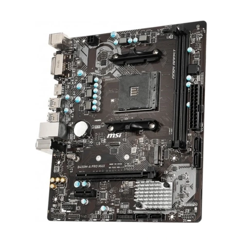 MSI B450-A PRO MAX AM4 DDR4 3466(OC) VGA DVI HDMI M.2 USB3.1 ATX