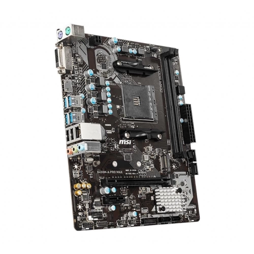 MSI B450M-A PRO MAX AM4 DDR4 3466(OC) DVI HDMI M.2 USB3.2 MATX
