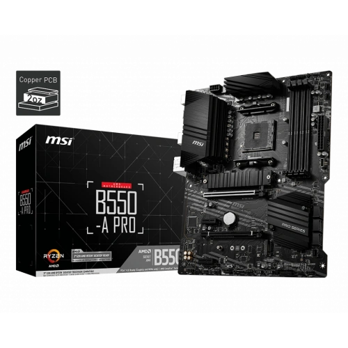 MSI B550-A PRO DDR4 4400(OC)Mhz HDMI / DP ATX AM4