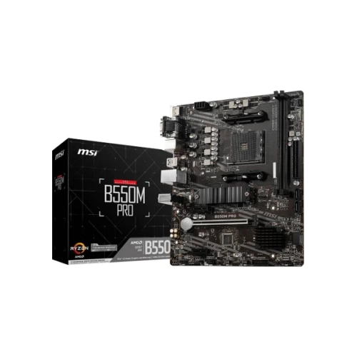 MSI B550M-A PRO AM4 DDR4 4600(OC) HDMI VGA DP M.2 USB3.2 MATX