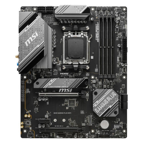 MSI B650 GAMING PLUS WIFI AM5 DDR5 6000MHZ(OC) HDMI DP M.2 USB3.2 2.5G LAN WI-FI 6E ATX