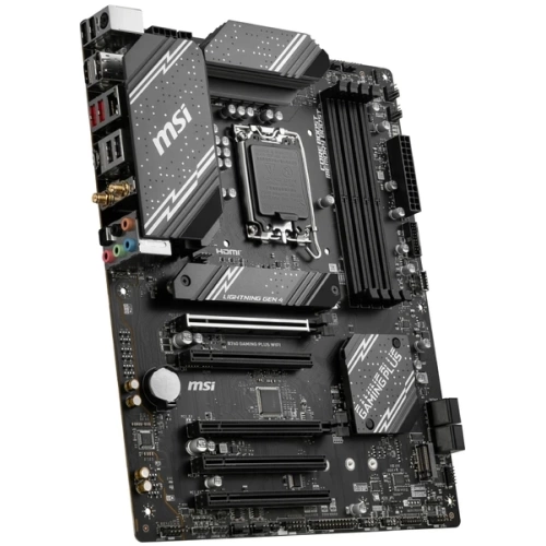MSI B760M GAMING PLUS WIFI SOKET 1700 DDR5 6800(OC) PCI-E M.2 USB3.2 HDMIDP 1X 2.5G LAN WI-FI 6E MATX