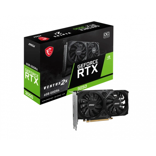 MSI GEFORCE RTX 3050 VENTUS 2X E 6G OC 6GB GD6 96B