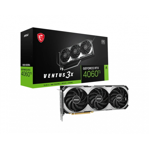 MSI GEFORCE RTX 4060 TI VENTUS 3X E 8G OC 128BIT