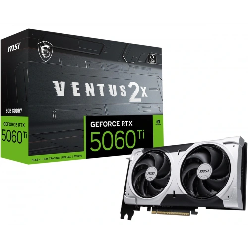 MSI GEFORCE RTX 5060 TI 8G VENTUS 2X OC PLUS 8GB GDDR7 128B DX12 PCIE 5.0 X16 (3XDP 1XHDMI)