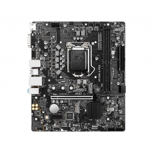 MSI H510M-A PRO SOKET 1200 DDR4 3200 PCI-E GEN 4 M.2 USB3.2 1X 1G LAN MATX