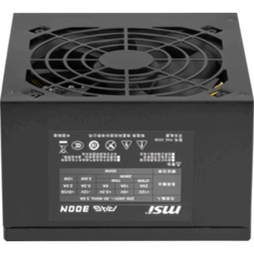 MSI MAG A300N-H 300W POWER SUPPLY